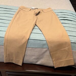 Cotton-Blend women’s Pants in Camel